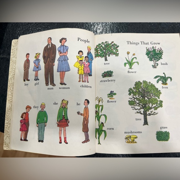 Vintage 1976 Little Golden Book Of Words Children's Book - Picture 12 of 13